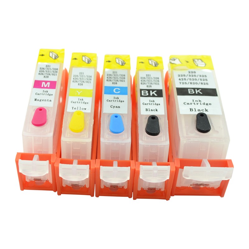 Cartuse reincarcabile pentru Canon PGI525 CLI526 - imagine 3